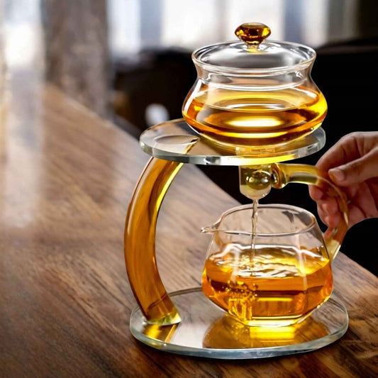 Dopiv | TranquiliTea – Magnetic Glass Infuser Teapot for Enhanced Flavor & Wellness