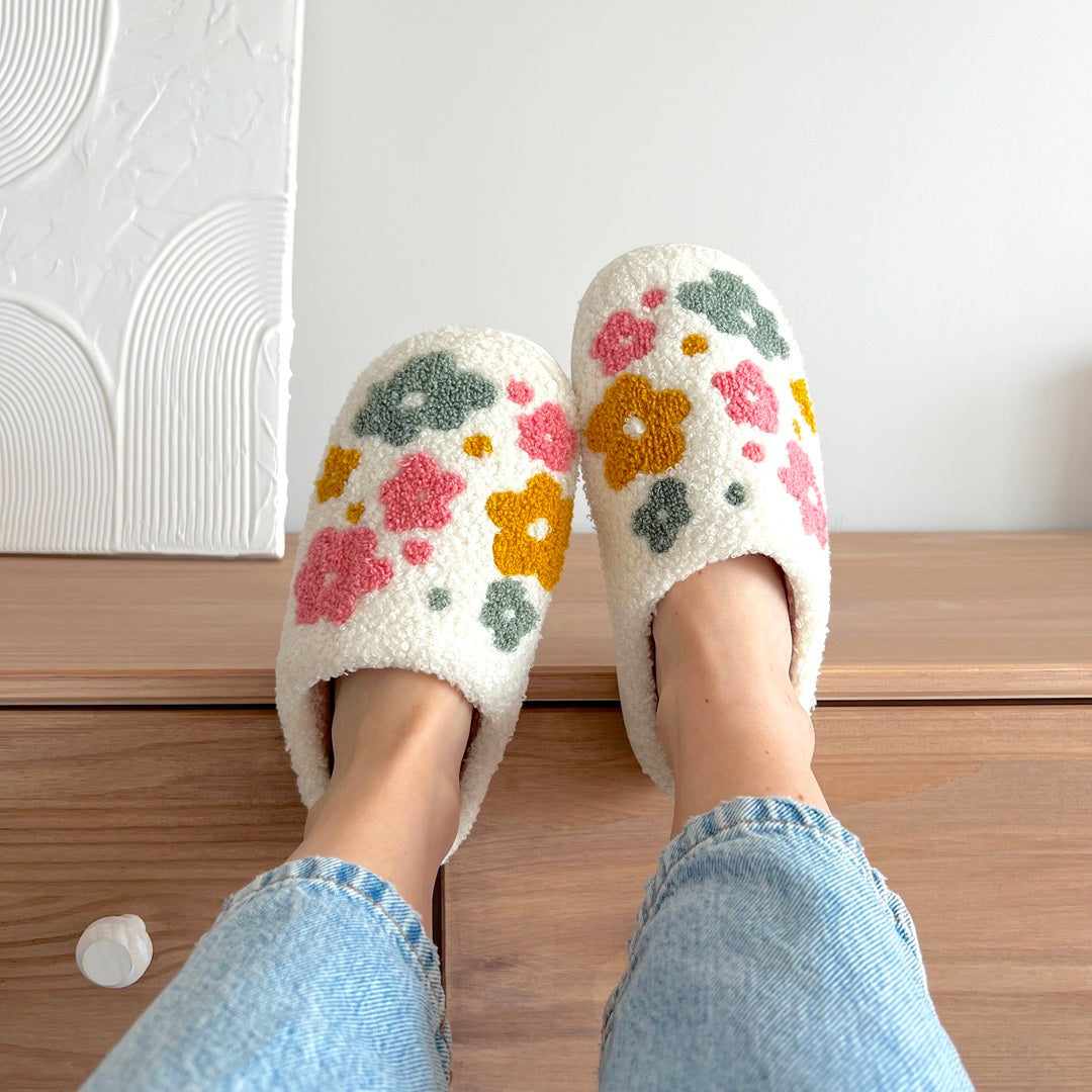 Floral Slippers