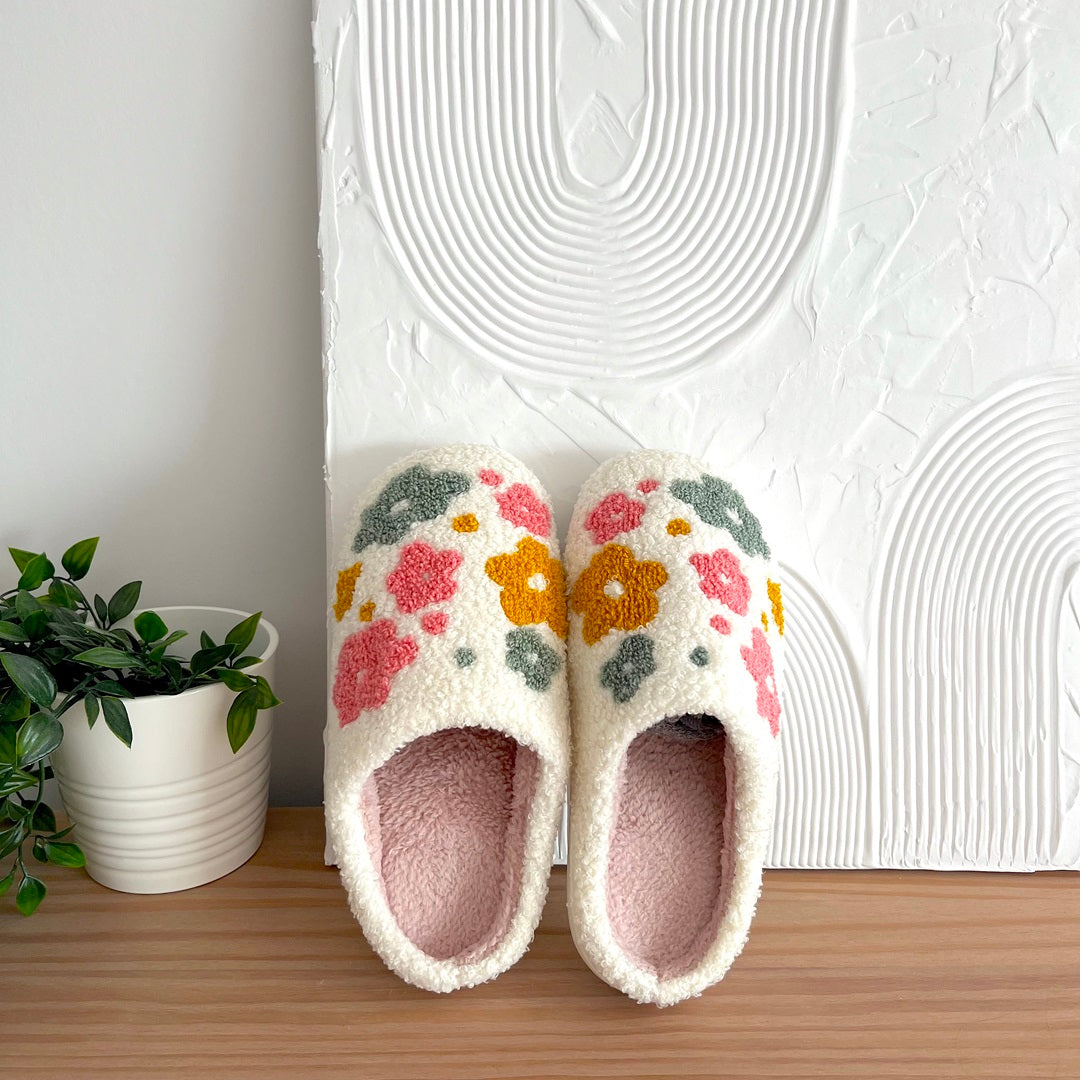 Floral Slippers