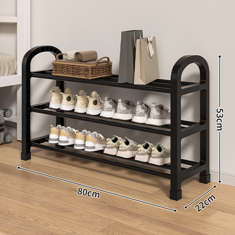 Foldable Multi-Tier Metal Shoe Rack