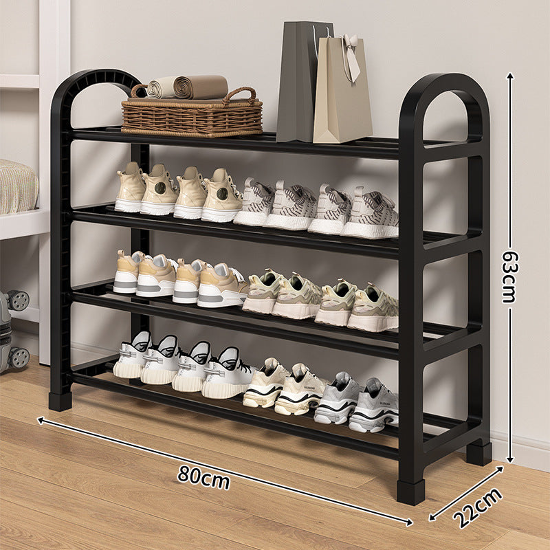 Foldable Multi-Tier Metal Shoe Rack