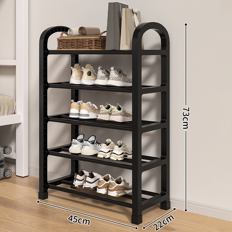 Foldable Multi-Tier Metal Shoe Rack