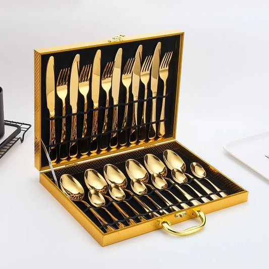 Gold Cutlery Set