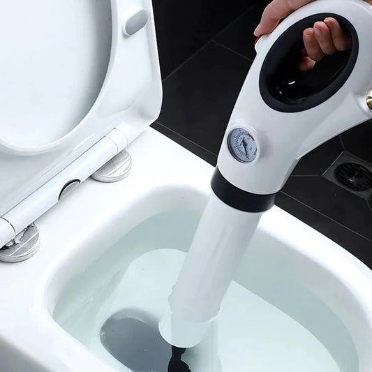 High-Pressure Toilet Plunger and Drain Unblocker