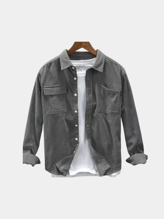 Image of Hugh | Men's Button-Down Casual Shirt