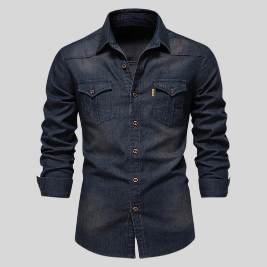 Image of Irving | Men's Long-Sleeve Denim Shirt