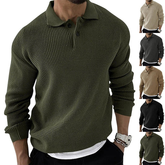Image of Jake | Men's Polo Button-Down Sweater