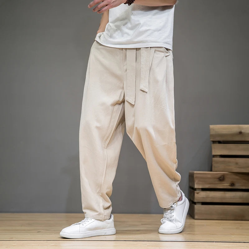 Image of Joel | Men's Wide Leg Belted Pants