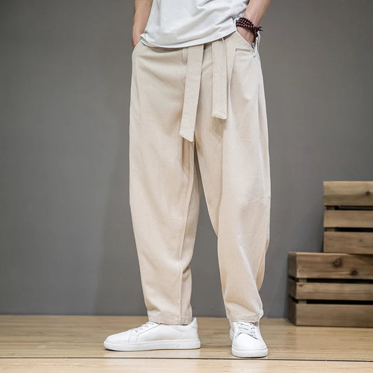 Image of Joel | Men's Wide Leg Belted Pants