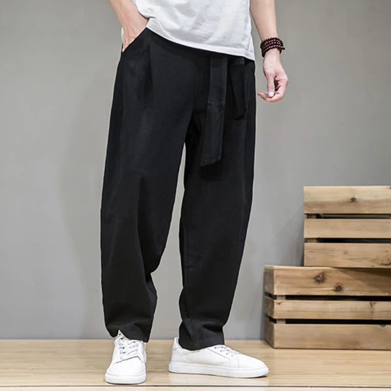 Image of Joel | Men's Wide Leg Belted Pants
