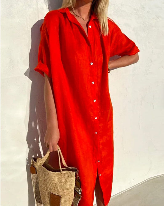 Image of Katelyn | Women's Button-Down Midi Dress