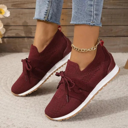 Image of Krista | Women's Tie Slip-On Running Shoes