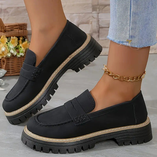 Image of Lucia | Women's Platform Loafers Shoes