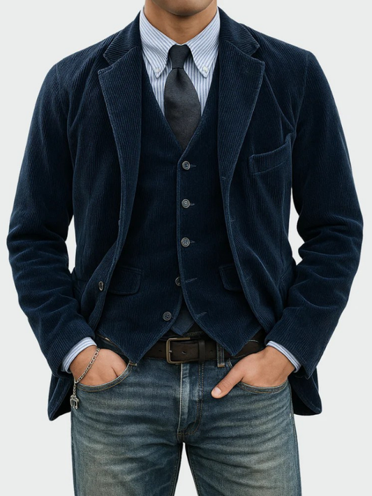 Men's Corduroy Blazer Jacket