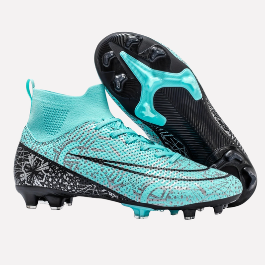 Men's High-Top Soccer Cleats with Grip