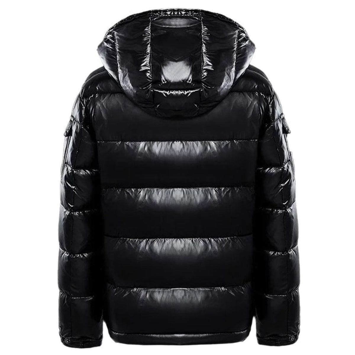 Men's Hooded Quilted Puffer Winter Jacket with Full Zip