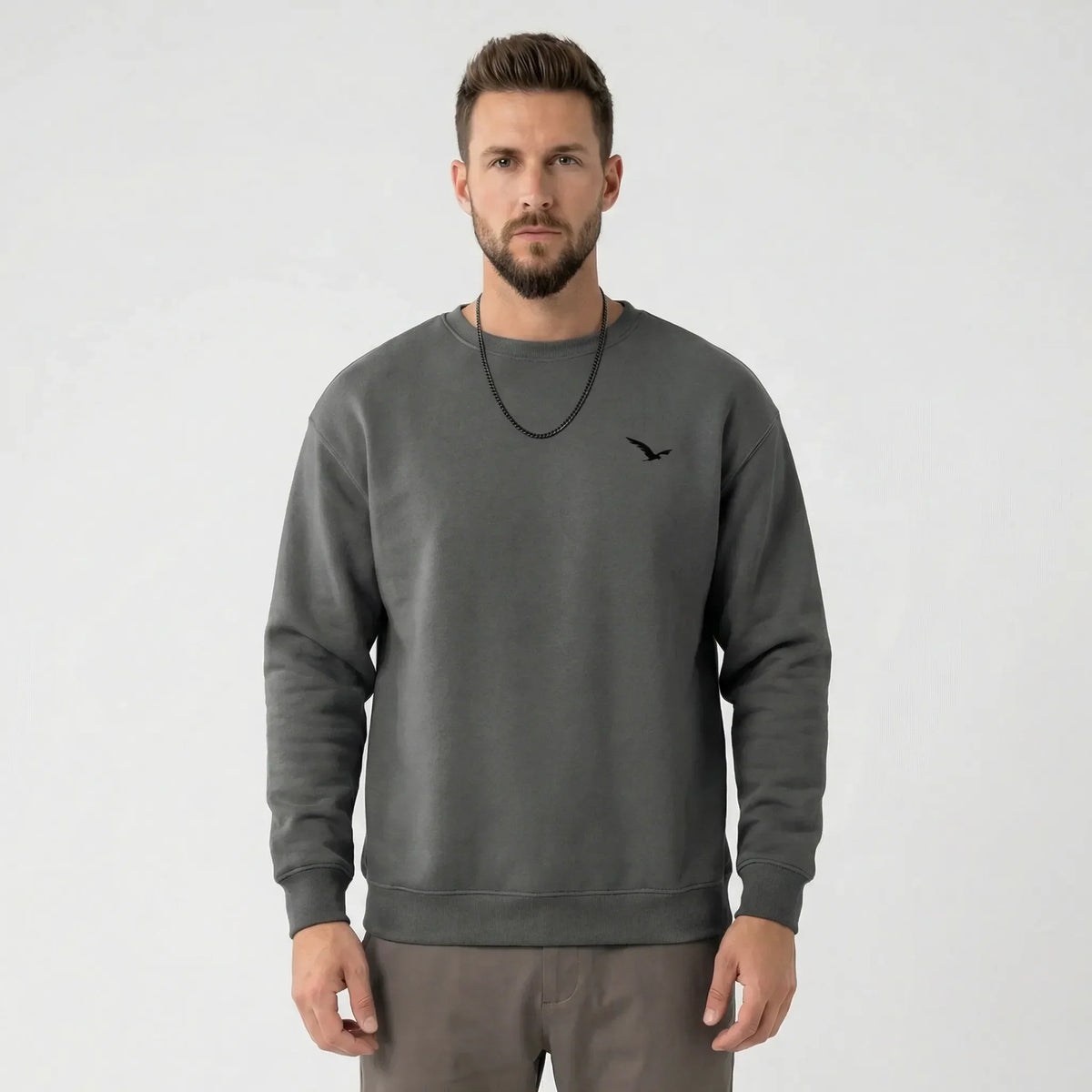 Men's Modern Crew Neck Sweatshirt