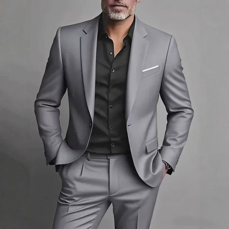 Men's Satin Suit for Formal Occasions and Galas