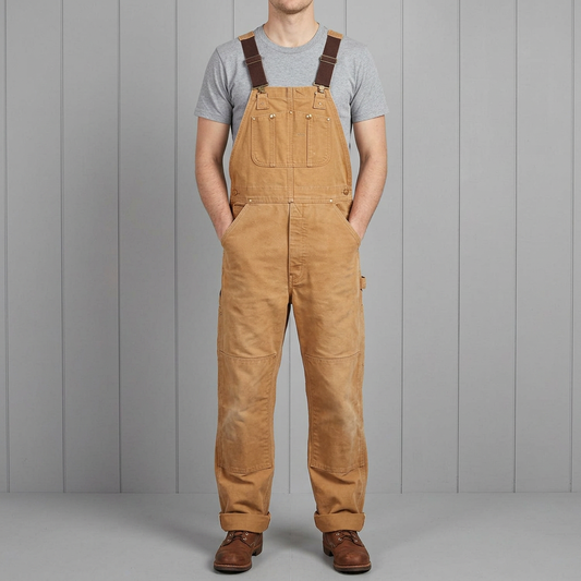 Men's Vintage Canvas Bib Overalls – Durable, Comfortable and Versatile