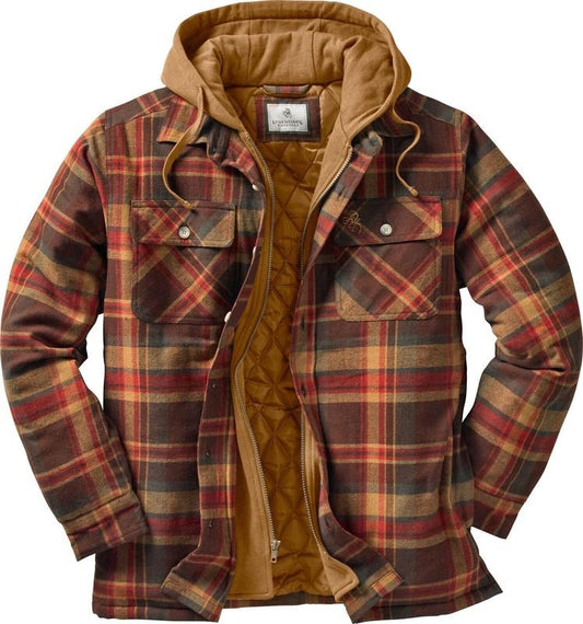 Men's Warm Hooded Flannel Jacket