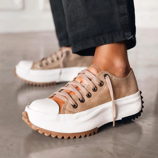 Image of Nicole | Women's Platform Lace-Up Sneakers
