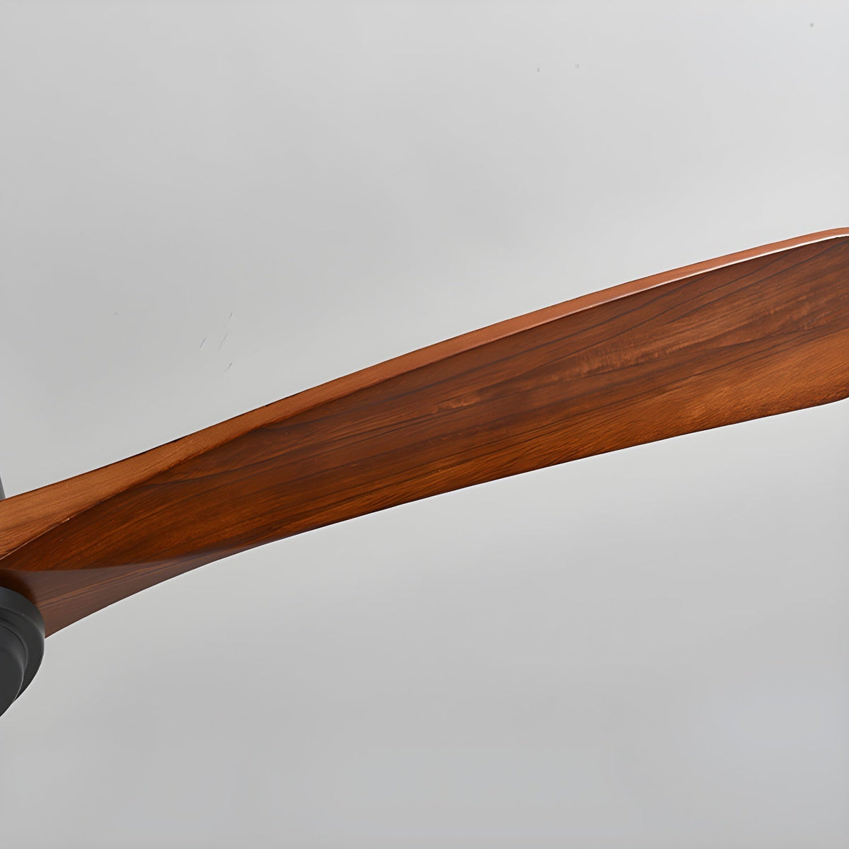 Nordic Wooden Ceiling Fan Light with Remote LED