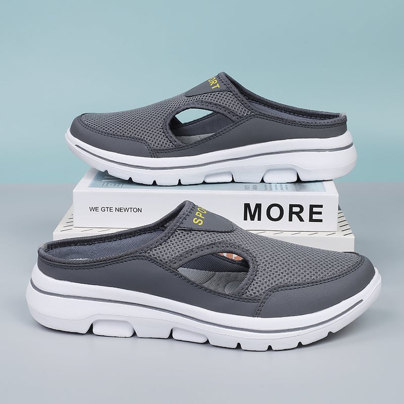 Orthopedic Comfort Slippers with Adjustable Straps & Arch Support
