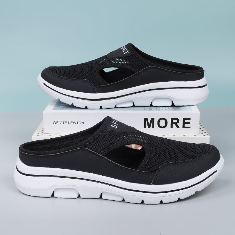 Orthopedic Comfort Slippers with Adjustable Straps & Arch Support