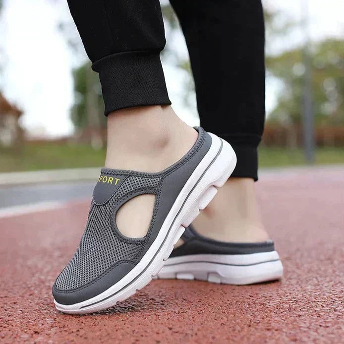 Orthopedic Comfort Slippers with Adjustable Straps & Arch Support
