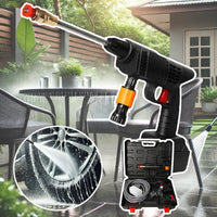 Portable High Pressure Washer 26 bar/377 PSI – with Battery 260W including Charger and Case