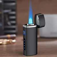 Rechargeable Triple Jet Flame Lighter with Touch Activation