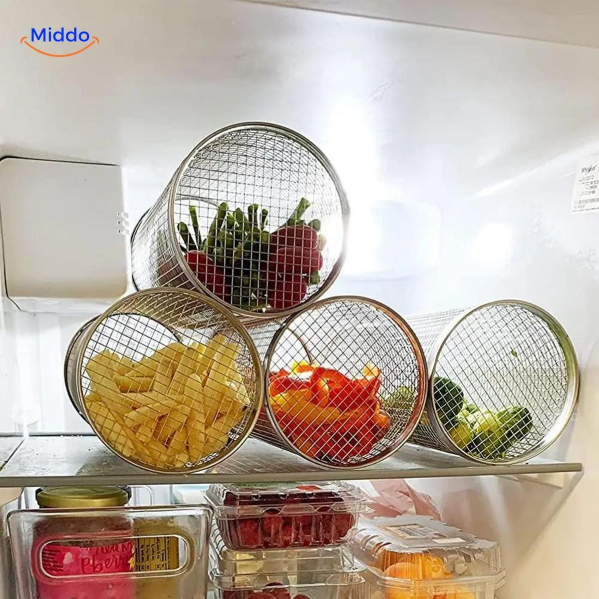 RollingGrill™ - No more sticking and loss of food between the grates!