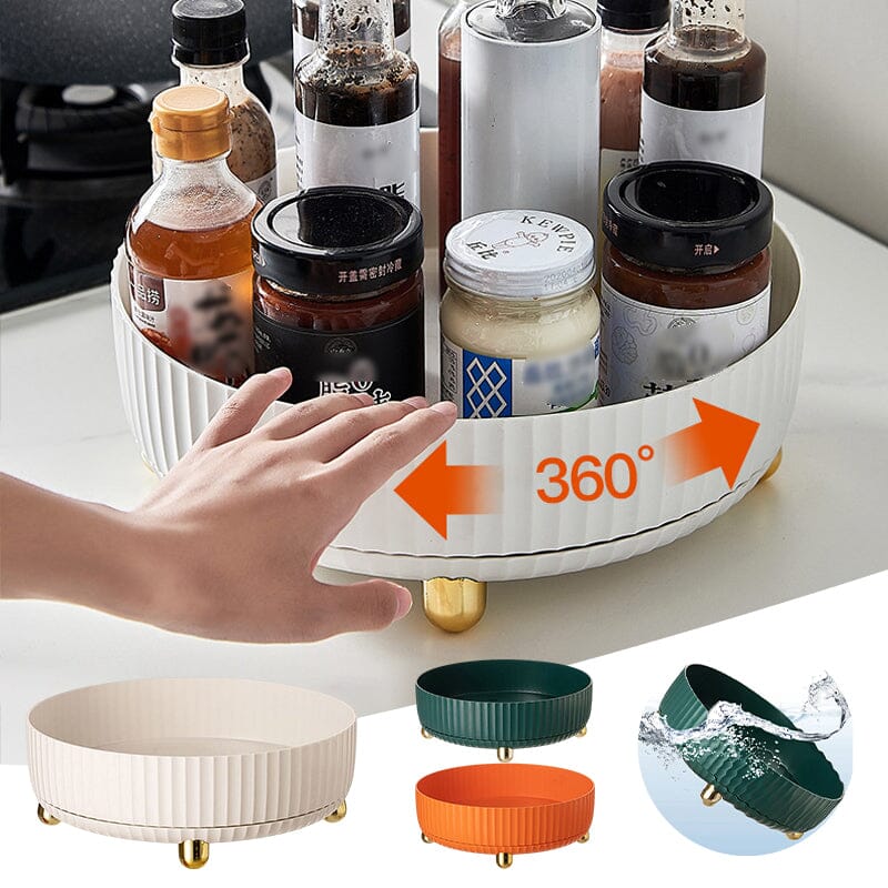 Rotating Storage Rack for Kitchen and Pantry