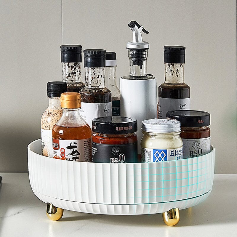 Rotating Storage Rack for Kitchen and Pantry