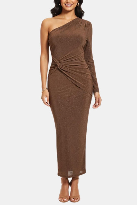 Image of Sadie | Women's One Shoulder Midi Dress