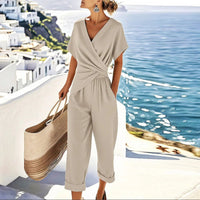 Sienna | Women's Wrap Top Two-Piece Set