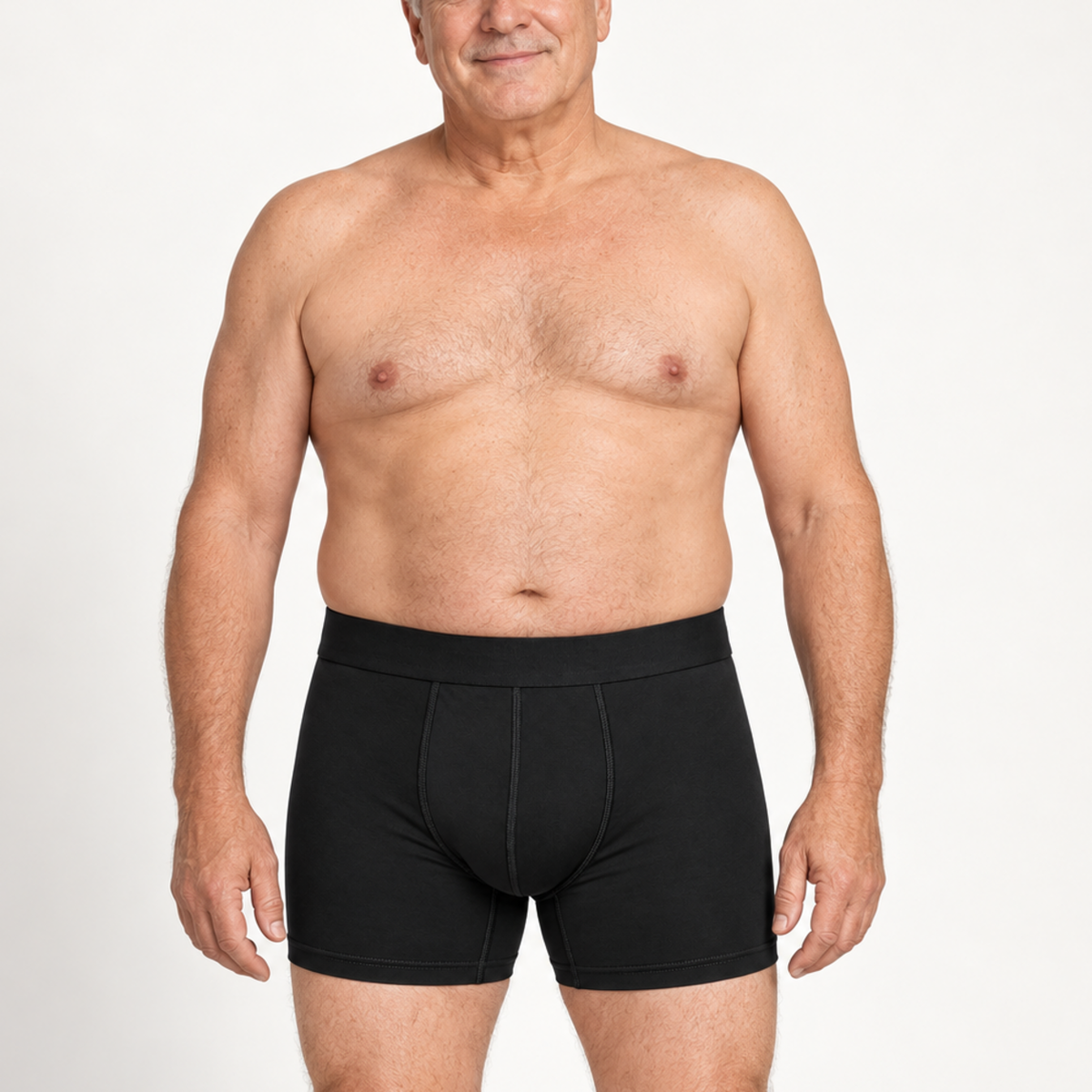 Soft Modal Boxer Briefs with Longer Leg, Anti-Ride-Up Underwear