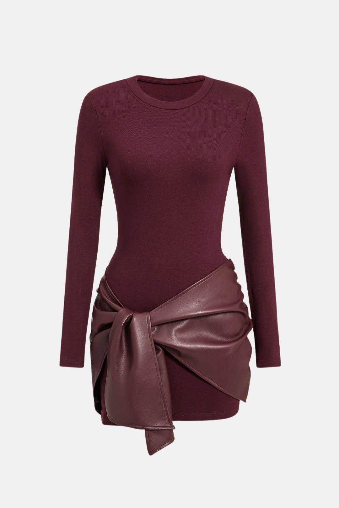 Image of Whitney | Women's Long Sleeve Bodycon Mini Dress
