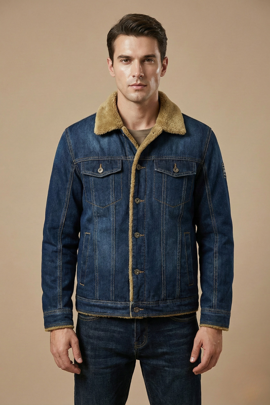 Image of Willard | Men's Button-Down Denim Jacket