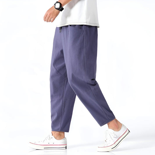 Image of William | Men's Cropped Drawstring Pants