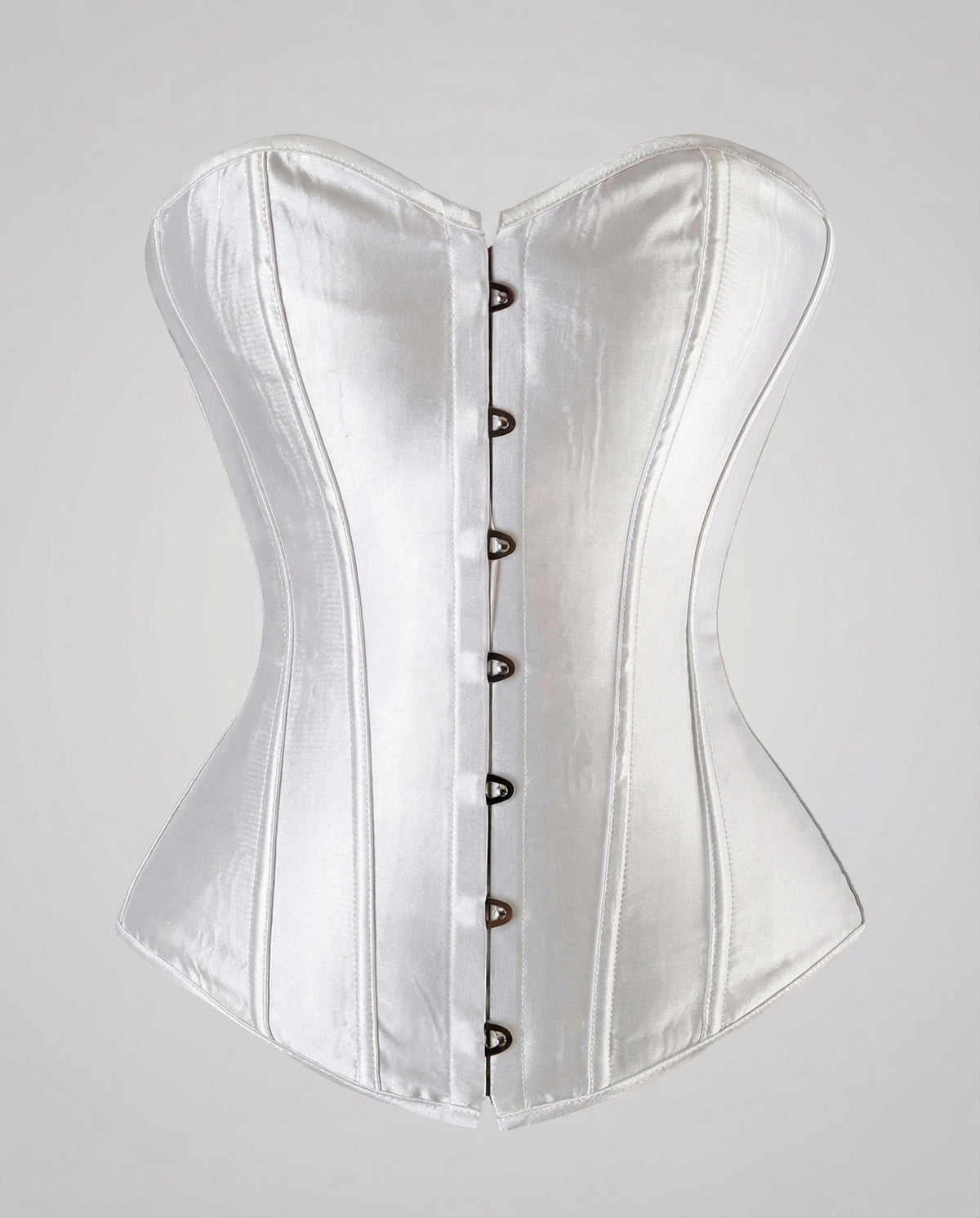 Women's Elegant Satin Corset with Reinforced Boning