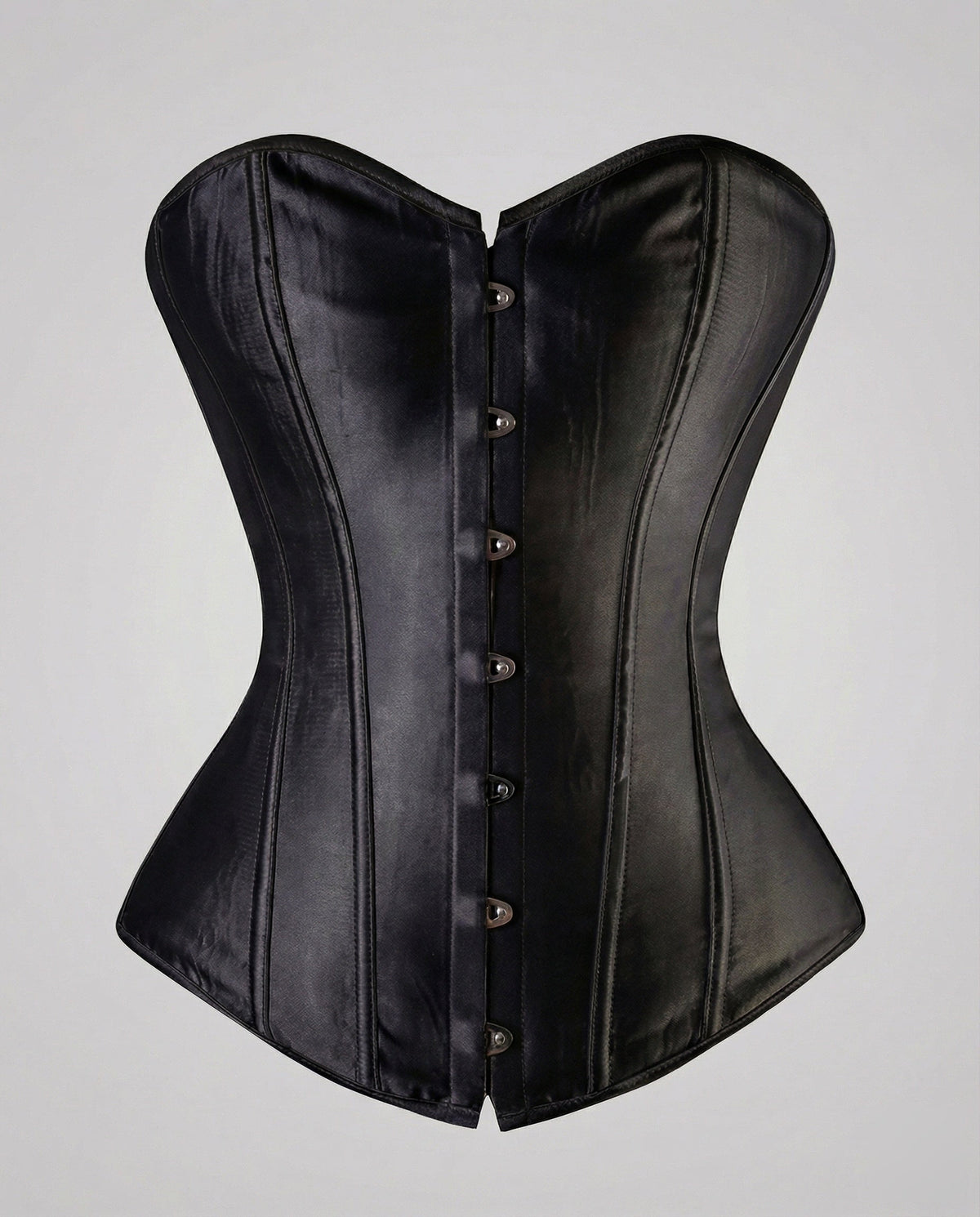 Women's Elegant Satin Corset with Reinforced Boning