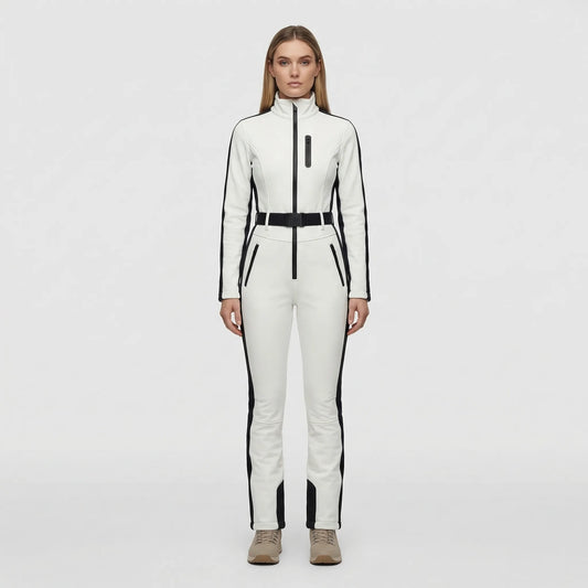 Women's Form-Fitting One-Piece Ski Suit - Iris