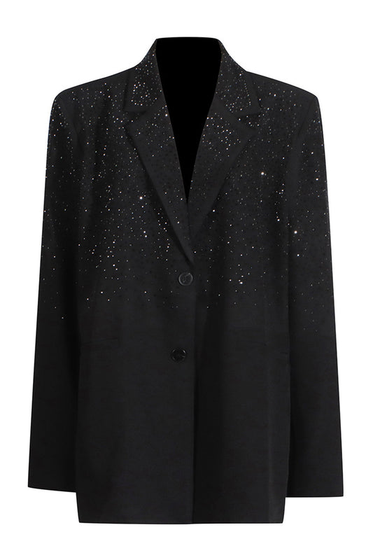Women's Oversized Sparkle-Detail Blazer