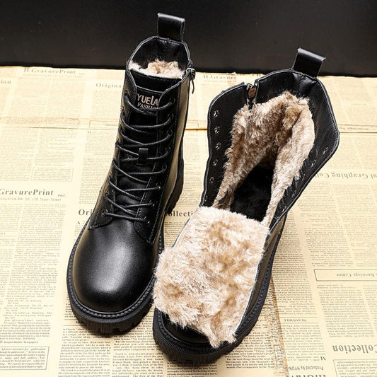 Women's Round-Toe Ankle Winter Boots